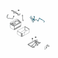 OEM 2006 Mercury Milan Positive Cable Diagram - 6E5Z-14300-CP