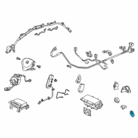 OEM 2013 Acura TSX Sensor Assembly, Side Impact (Trw) Diagram - 77970-TC0-A11
