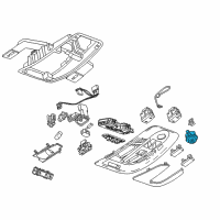 OEM 2013 GMC Terrain Release Switch Diagram - 22869802