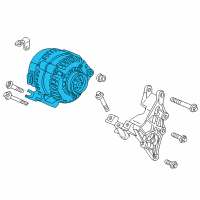 OEM 2005 Buick Rendezvous Alternator Diagram - 15875999