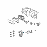 OEM Honda Civic Bulb, Neo-Wedge (14V 100Ma) Diagram - 39397-SA5-003