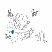 OEM Chevrolet Equinox Transmission Support Diagram - 85107771