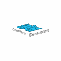 OEM 2003 Mercury Sable Floor Pan Diagram - YF1Z-5411135-AA