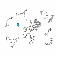 OEM 2017 Chevrolet Camaro Converter & Pipe Seal Diagram - 12624939