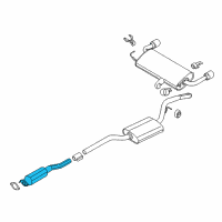 OEM 2017 Ford Escape Front Pipe Diagram - GV6Z-5E212-C