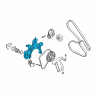 OEM 2001 Cadillac Seville Housing Asm, Water Pump Diagram - 12583237