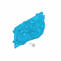 OEM Ford Fan Assembly Diagram - 9T4Z-8C607-A