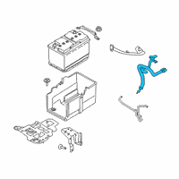 OEM 2020 Ford Escape CABLE ASY - BATTERY TO BATTERY Diagram - LX6Z-14300-H