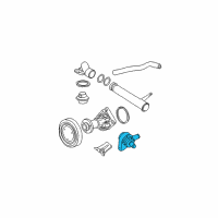 OEM 2003 Saturn Vue Water Pump Diagram - 22685797