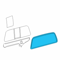 OEM 2002 Ford F-350 Super Duty Weatherstrip Diagram - F81Z-2542084-BA