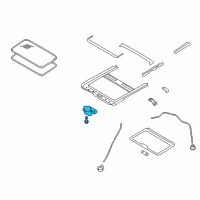 OEM 2012 Infiniti FX35 Motor Assy-Sunroof Diagram - 91295-1CA1B