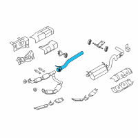 OEM 2006 Ford E-350 Super Duty Front Pipe Diagram - 7C2Z-5A212-AA
