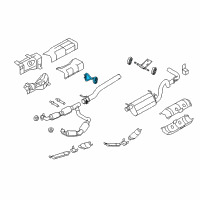 OEM 2008 Ford E-150 Front Bracket Diagram - 7C2Z-5A242-DA