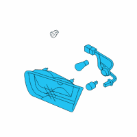 OEM Kia Forte Koup Lamp Assembly-Rear Combination Inside Diagram - 924041M300