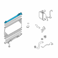 OEM 2004 Nissan 350Z Tank-Radiator, Upper Diagram - 21412-CD010