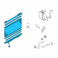 OEM 2009 Nissan 350Z Radiator Assy Diagram - 21410-EV00A