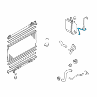 OEM 2006 Nissan 350Z Hose-RESERVER Tank Diagram - 21741-74N60