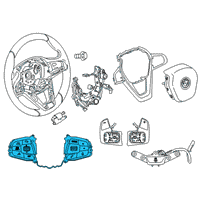 OEM 2019 BMW X4 Multifunct Steering Wheel Switch Diagram - 61-31-9-363-432