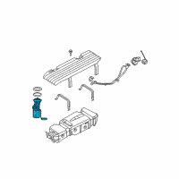 OEM 2005 Dodge Durango Fuel Pump Module/Level Unit Diagram - RL135549AC