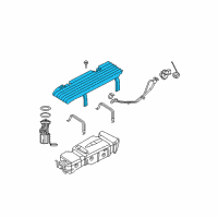 OEM Dodge Durango Shield-Fuel Tank Diagram - 52102835AB