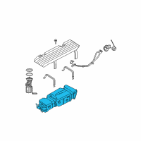 OEM Dodge Durango Fuel Tank Diagram - 5140388AH