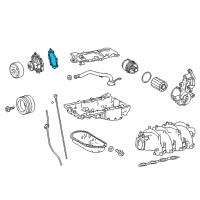 OEM 2019 Lexus GS F Gasket, Oil Pump Diagram - 15193-38030