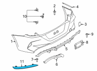 OEM 2021 BMW M8 Gran Coupe REFLECTOR LEFT Diagram - 63-14-8-089-519