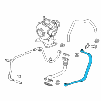 OEM 2010 Chevrolet Express 3500 Feed Line Diagram - 98062840