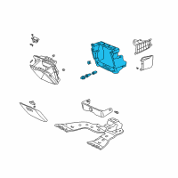 OEM 2000 Honda Odyssey Console Assy., Center (Lower) *NH284L* (LIGHT QUARTZ GRAY) Diagram - 77290-S0X-A01ZB