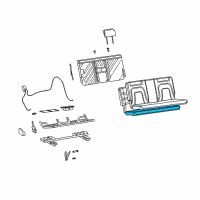 OEM Buick Rendezvous Pad Asm, Rear Seat #2 Cushion Diagram - 88949642