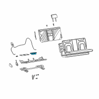 OEM 2002 Buick Rendezvous Cup Holder Diagram - 88949688