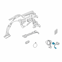 OEM 2010 Lincoln Town Car Latch Assembly Diagram - 6W1Z-5428610-A