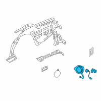 OEM Lincoln Fuel Pocket Diagram - 6W1Z-5427936-A