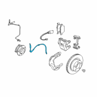 OEM BMW X1 Brake Hose Front Diagram - 34-30-6-799-424