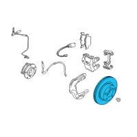 OEM 2011 BMW M3 Brake Disc, Ventilated Diagram - 34-11-6-855-006