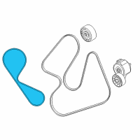 OEM 2016 Ram ProMaster 2500 Belt-SERPENTINE Diagram - 68238640AA