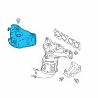 OEM 2020 Hyundai Santa Fe Protector-Heat Exhaust Diagram - 28525-2GGA5