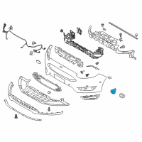 OEM Ford Focus Automatic Park Sensor Diagram - FR3Z-15K859-AAPTM