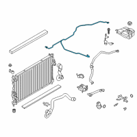 OEM 2015 Ford Transit Connect Overflow Hose Diagram - GV6Z-8B081-K