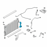 OEM 2015 Ford Escape Upper Hose Diagram - CV6Z-8286-L