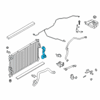 OEM 2013 Ford Escape Upper Hose Diagram - CV6Z-8286-L