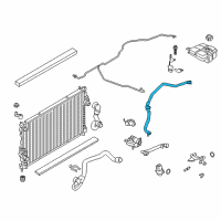 OEM Ford Transit Connect Reservoir Hose Diagram - DV6Z-8075-B