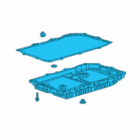 OEM 2019 Jeep Wrangler Pan-Transmission Oil Diagram - 68408606AA