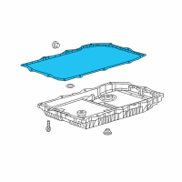 OEM 2022 Jeep Wrangler Oil Pan Diagram - 68522534AA