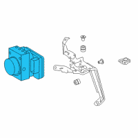 OEM 2015 Scion iQ Actuator Assembly Diagram - 44050-74051