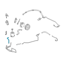 OEM 2000 Honda Accord Hose, Oil Tank Diagram - 53733-S87-A03