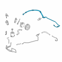 OEM 2002 Honda Accord Hose, Feed (Driver Side) Diagram - 53713-S80-G01