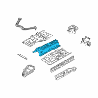 OEM 2004 Nissan 350Z Floor-Front, Center Diagram - 74310-CD030