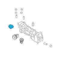 OEM 2015 Ford Taurus Seat Heat Switch Diagram - 8A5Z-14D695-AA