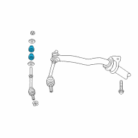 OEM Ram 3500 GROMMET-STABILIZER Bar Diagram - 52037916